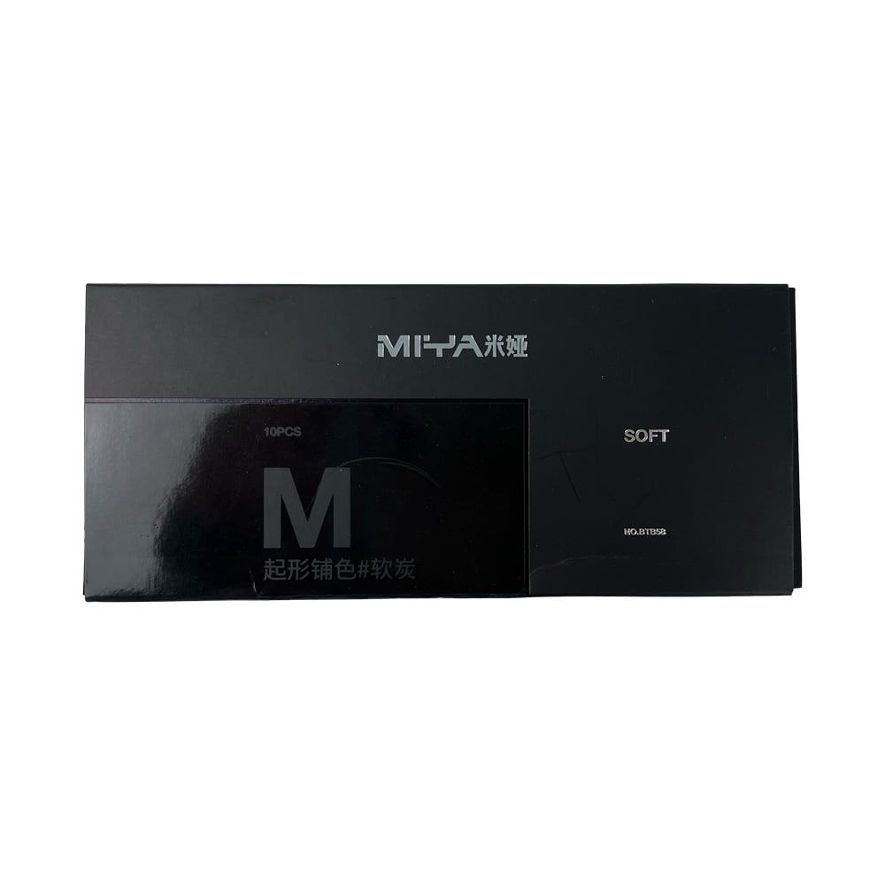 Miya - Lápiz M Series, Lápiz De Carbón 10unds, Suave