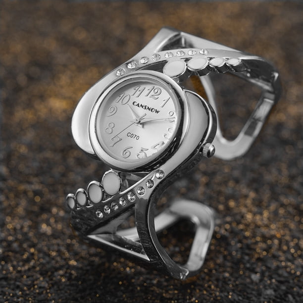 Luxurious Unique Ladies Watch - Stylishly Shaped Bracelet Watch for the Sophisticated Woman