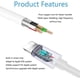 thumbnail image 3 of Adaptador Lightning a 30 pines, cable conector de carga y sincronización de datos para iPhone con certificación MFi, convertidor de salida de 8 pines macho a 30 pines hembra, compatible con iPhone 12/, 3 of 7
