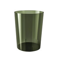 Bothyi - Papelera Minimalista Transparente Para Dormitorio, Baño Y Hogar.