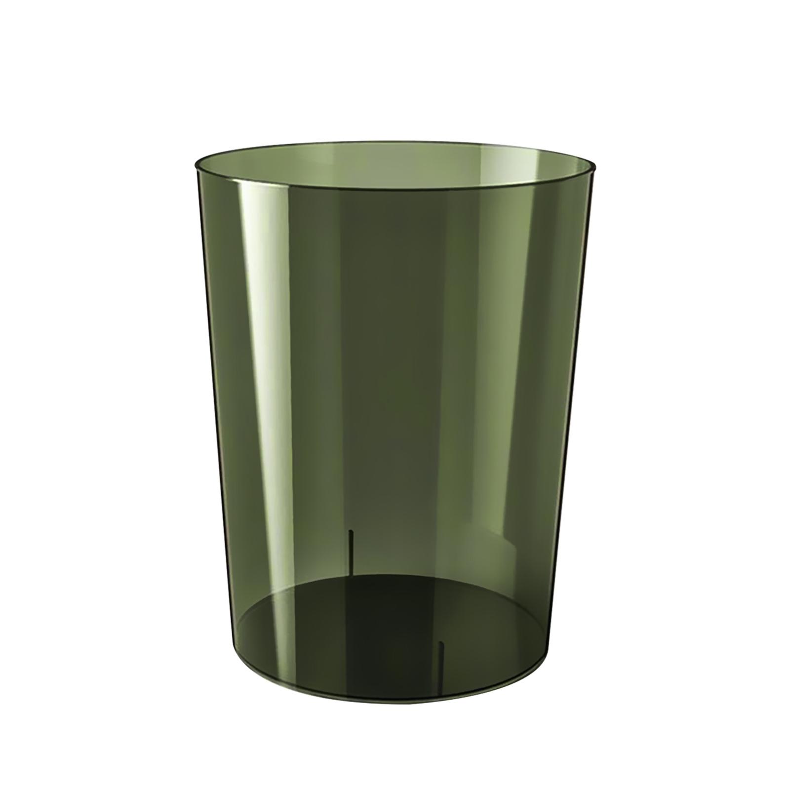 Bothyi - Papelera Minimalista Transparente Para Dormitorio, Baño Y Hogar.