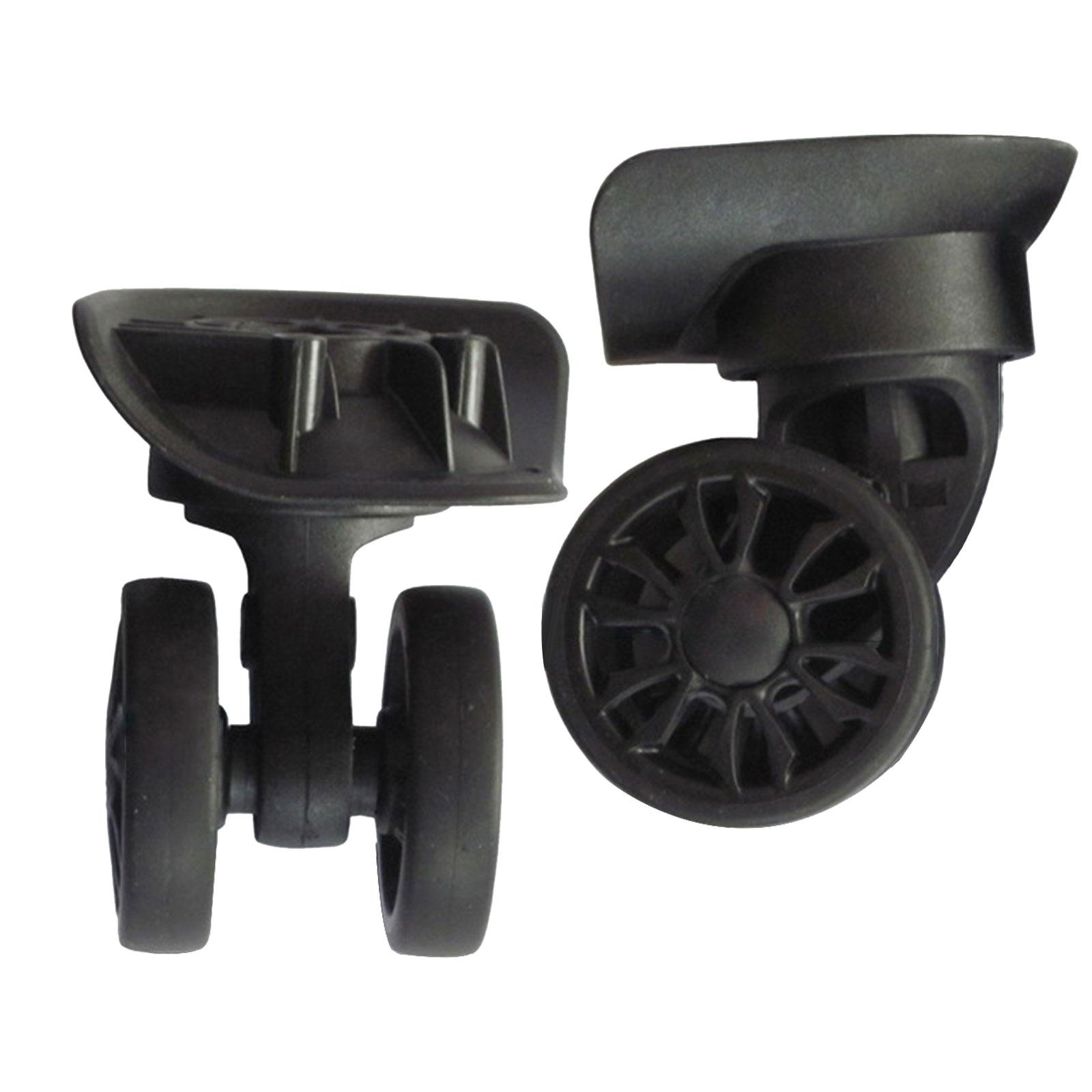Magideal - 2 Ruedas De Equipaje A89, Repuestos De Ruedas Giratorias, Reparación De Ruedas Silenciosas, Ruedas De Maleta Para Piezas De Cubierta De Carrito De Equ