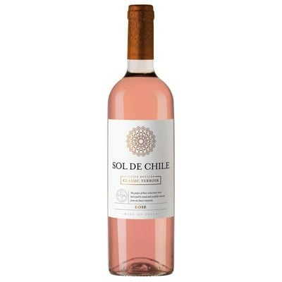 Vino Rosé Varietal 5° Botella 750 Ml Sol De Chile