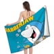 thumbnail image 4 of Jabberjaw Toalla de playa de secado rápido con diseño temático, regalo para mujeres y niñas, ideal para cumpleaños, fans, amantes de la música, uso en la playa o al aire libre, 78 × 160 cm, 4 of 6