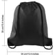 thumbnail image 2 of Mochila con cordón y tira reflectante, ideal para yoga, deportes y viajes., 2 of 7
