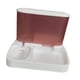thumbnail image 2 of Dispensador De Alimentos, Cuenco De Agua, Alimentador Portátil Para Mascotas, Bebedero Para Cachorros, Gatos, Conejos, Color Rosa, 2 of 3