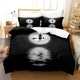 thumbnail image 2 of 2024 Witch's Moon Bedding Set Single Twin Full Queen King Size Aldult Boys Bedroom Duvetcover Sets Anime Bed Sheet Set New, 2 of 5