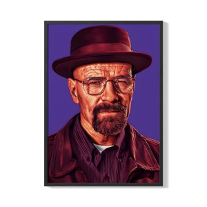 Creango - Cuadro Poster Enmarcado Breaking Bad Diseño 5 Decorativo