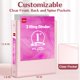 thumbnail image 3 of Carpeta Deli 2 unidades 2,5 cm 3 anillas rosa US Letter, 3 of 7