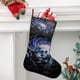thumbnail image 2 of Einstein Tema: Calcetines de Navidad, fino lino blanco para colgar en escaleras y chimenea, decoración navideña para el hogar, regalo de Navidad. 54cm × 38cm, 2 of 5