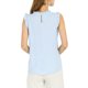 thumbnail image 3 of INSPIRE CHIC Blusas sin mangas para mujer de regreso a clases, blusas de trabajo con volantes y pliegues, tops elegantes azul L, 3 of 7