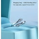thumbnail image 2 of Anillo Abrazo Plata real Sterlina 925 abrazo amor joyeria fina retro anillo de moda, 2 of 3
