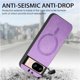 thumbnail image 4 of Magnetic Slim Case for Google Pixel 8A with Camera Guard & Anti-Scratch Back Purple, 4 of 5