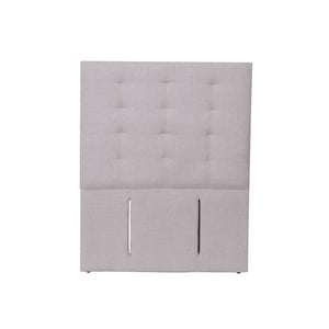 Latam Home - Respaldo Napoles Lino Gris Claro 1 Plaza