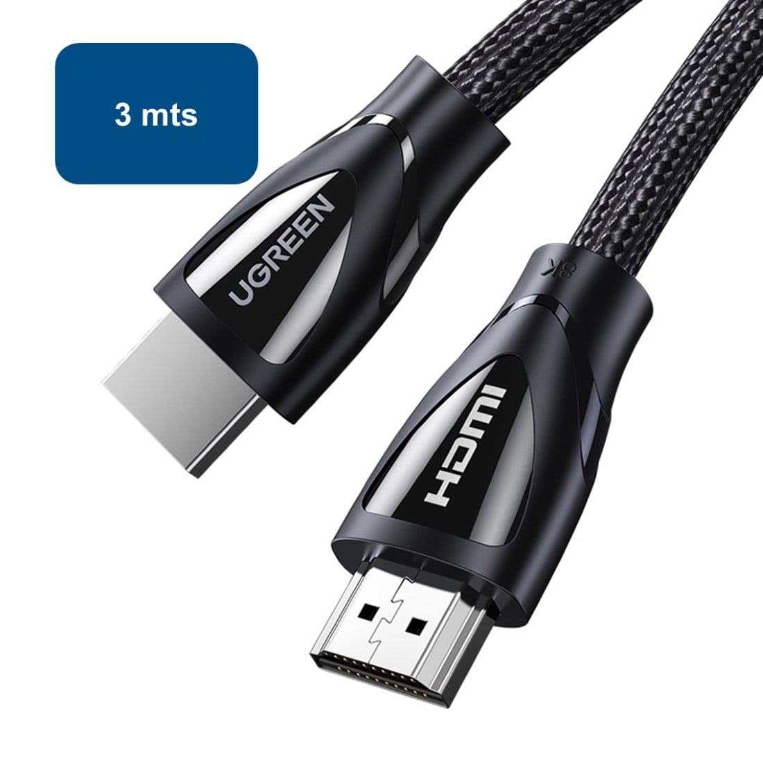 Ugreen - Cable Hdmi 2.1 8k Modelo Hd140 3mts