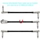 thumbnail image 2 of Patch Cable Devinal para guitarra, 30 cm 1/4, mono, ángulo recto, paquete de 3, 2 of 5