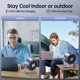 thumbnail image 4 of Ventilador de escritorio Coolhill USB de 100 velocidades con Turbo Airflow Purple, 4 of 8