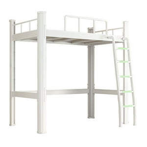 Mueble Market - Cama Alta Strong 1 Plaza Blanco