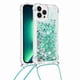 thumbnail image 3 of Funda FOXDOCK para iPhone 13 Pro con Cuerda Ajustable, Brillo Líquido, Protección Antigolpes y Lente – Ideal para Regalo, 3 of 6