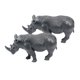 thumbnail image 1 of Animales Salvajes En Miniatura Para Ni?os, Accesorios Para Contar Historias, Modelo De Rinoceronte De Juguete, 1 of 5