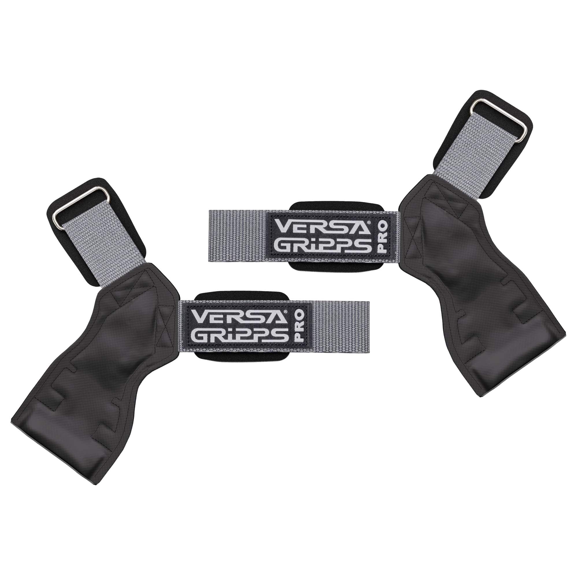 Correas De Muñeca Versa Gripps Pro Para Levantamiento De Pesas Plateadas