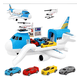thumbnail image 1 of Juguete De Avión De Rescate Porta 12 Vehículos Para Niños, 1 of 6
