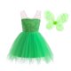 thumbnail image 1 of Disfraz Fancy Fairy Green con alas de mariposa para niña de 5 a 6 años, 1 of 7