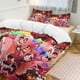 thumbnail image 2 of Anime- Cartoo-n Bed- Duvet- Cover Anime -Cartoon- Bedding Sets-3D Lightweight- 3 Piece Comforter Sets 1 Duvet Cover -and 2 Pillow -Shams for Kids Boys Girl 7990"", 2 of 5