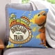 thumbnail image 1 of Dinosaur Train Fundas de almohada de terciopelo con tema, regalos de funda de almohada, decoración para el hogar, cojín de lanzar, regalo de cumpleaños para fans y parejas. 45cm x 45cm., 1 of 6