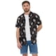 thumbnail image 1 of Guayabera Hombre Hojas Negro Corona, 1 of 5