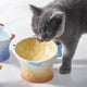thumbnail image 4 of Cuenco de cerámica para gatos, utensilios para proteger las vértebras cervicales, olla para comer comida para gatos, cuenco para gatos con peces de colores, 4 of 5