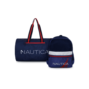 Bolso Aries + Mochila Stark Azul Nautica