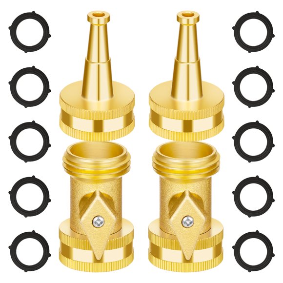 Boquilla de manguera de latón AUTOMAN High Pressure Jet, 4 unidades (juego de 2)