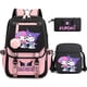 thumbnail image 1 of 3pcs Kuromi Backpacks Patchwork Capacity Women Men Travel Mochilas With Shoulder Bags Ins Laptop Teens School Bags, 1 of 3