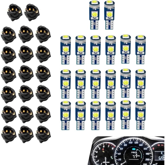 Ampolletas LED para tablero CouTunp T5 74 2721, 20 unidades, 12 V