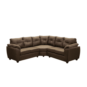 Fancy Hogar - Sofá Seccional Lucero Tela Choco 2.1.2