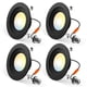 thumbnail image 1 of Amico Paquete de 4 luces LED empotrables de 4" regulables 5CCT 8.5W, 1 of 6