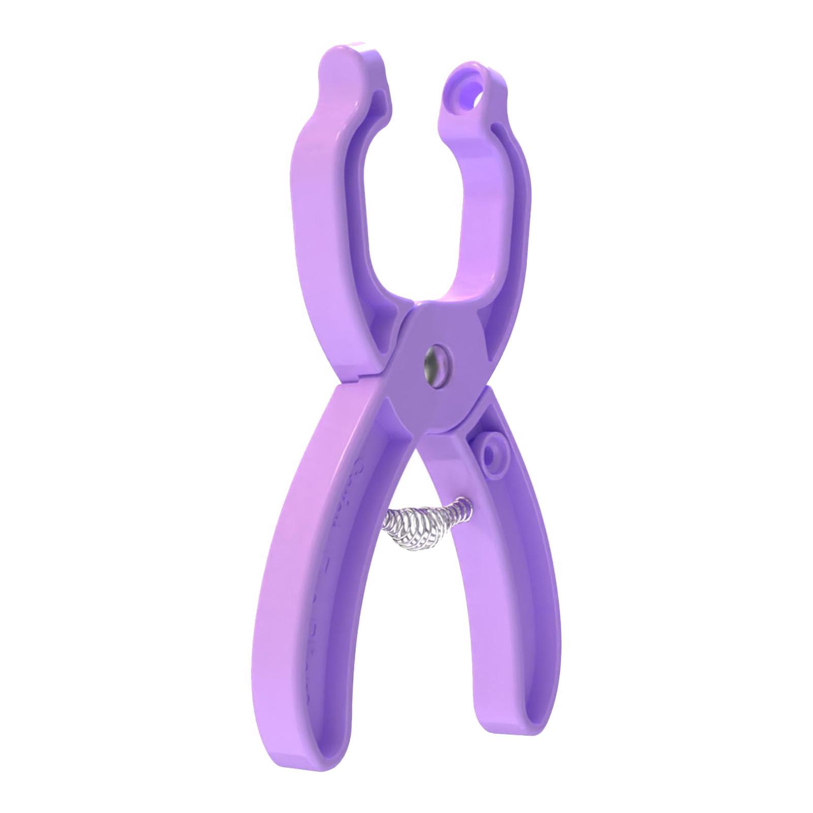 Bothyi - Colocación De Herramienta Auxiliar Para Ojos De Seguridad, Juguetes De Ganchillo, Fácil De Manejar, Reutilizable, Bricolaje, Color Morado