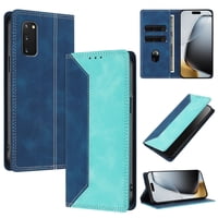 Funda Foxdock Para Samsung Galaxy S20 Fe De Cuero Premium Bicolor Con Ranuras Rfid, Carcasa Tipo Billetera Antigolpes Y Soporte Plegable