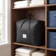 thumbnail image 4 of Bolsa de Almacenamiento de Viaje Extra Grande de Oxford, Bolsa de Transporte Duradera Verde Militar para Organizar Ropa y Ropa de Cama Negro 23.6x20.1x11.8 pulgadas, 4 of 5