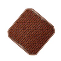 Magideal - Cojín De Asiento De Bambú Para Coche, Camión, Transpirable, Hecho A Mano, Accesorios Para Vehículos, Decoración Interior De Coche Para Verano, Multifu 435X435Cm Café