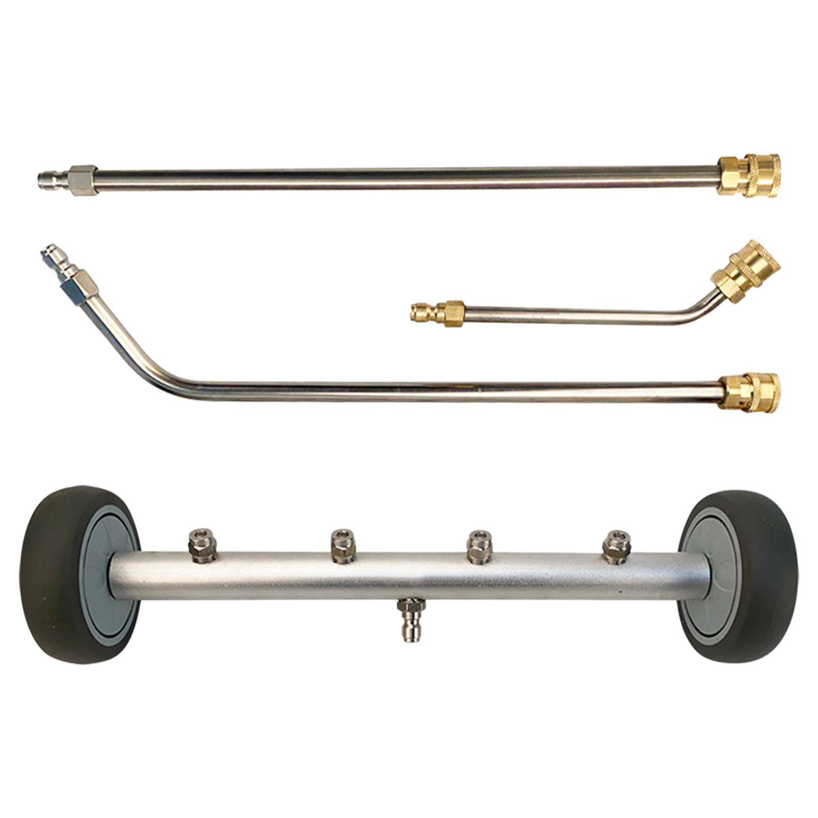 Magideal - Limpiador De Tren De Rodaje De 15 Pulgadas Con Accesorio De Barra De Extensión Limpieza De Lavadora De 4000 Psi Para Patios De Entrada De Jardín Debaj