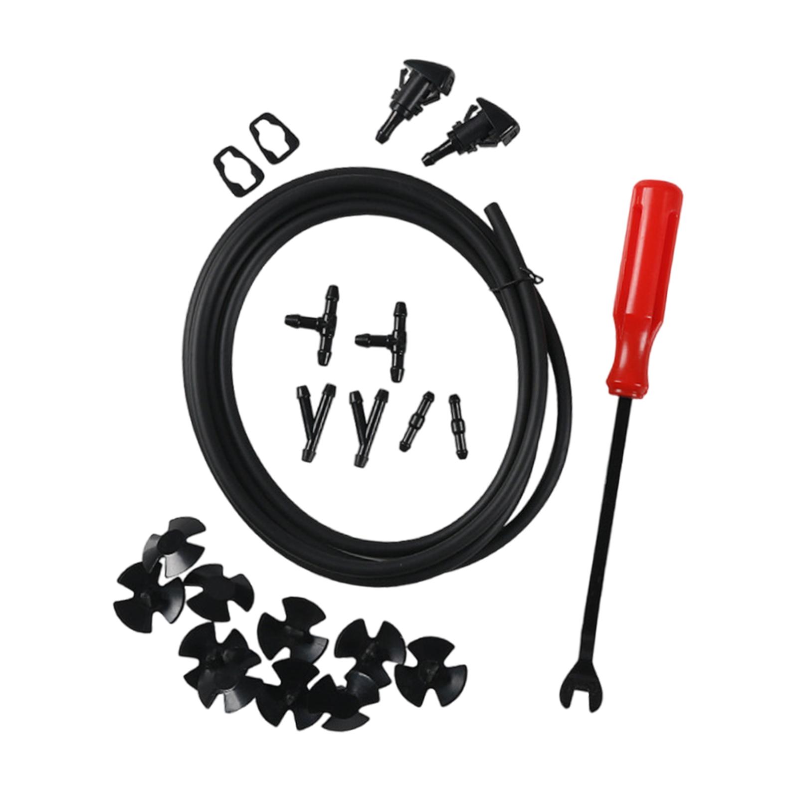 Magideal - Juego De Mangueras Para Limpiaparabrisas 5113049Aa Boquilla Rociadora De Limpiaparabrisas De Rendimiento Estable