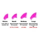 thumbnail image 3 of Pretty Claws 60 Tapas Suaves para Uñas Fucsia Medianas, 3 of 5