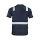 thumbnail image 2 of Polera Hibrida Cinta Reflectiva Manga Corta Azul Talla L, 2 of 4