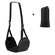 thumbnail image 1 of Apoyo De Pie De Avión Hecho Con Espuma De Memoria Premium Accesorios De Viaje De Avión Ayuda A Prevenir La Hinchazón Y El Dolor Proporciona Comodidad Para Las Piernas Más Cortas (negro, 1 of 3