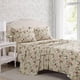 thumbnail image 2 of Juego de cama Laura Ashley Ashfield, color beige, algodón percal, doble, 2 of 6