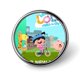 thumbnail image 1 of La pequeña Lola visita la ciudad-Theme Round Button Badge: Premium Metal Construction, Ideal for High-End Events 2.8 cm, 1 of 6