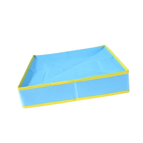 Magideal - Bandeja De Arena Para Niños, Arenero De Poliéster, Portátil, Gran Espacio, Liso, Fácil De Transportar, Engrosado, Plegable, Bandeja De Arena Para Niño 40 Cm X 40 Cm X 9 Cm