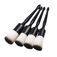 Magideal - 4 Piezas De Cepillos Para Detalles Automáticos, Cepillo Interior Para Coche, Ampliamente Utilizado, Cepillo Para Detalles De Coches, Juego De Guantes